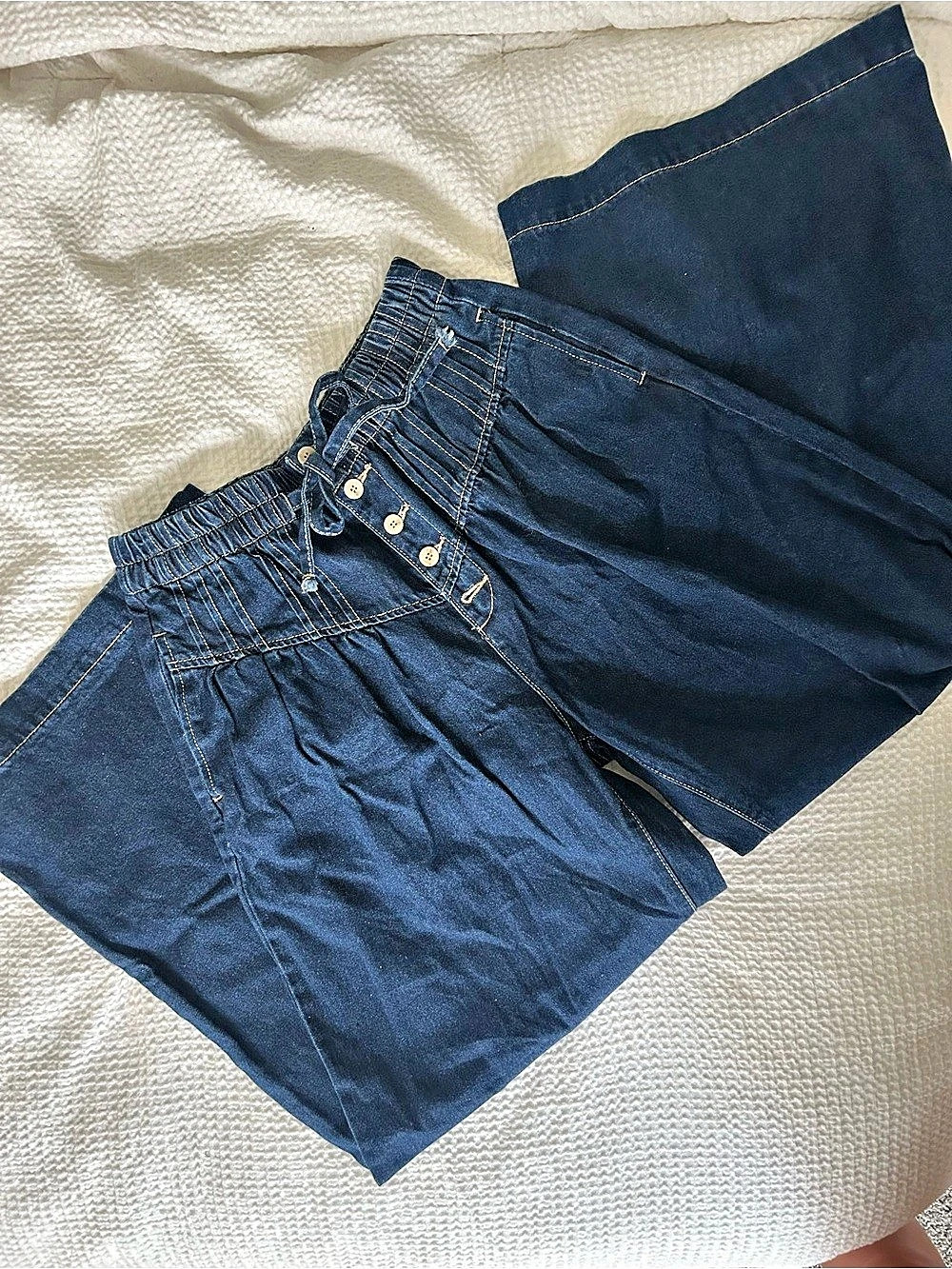 Free People Look Alike Easy Peasy Pull-On Jeans